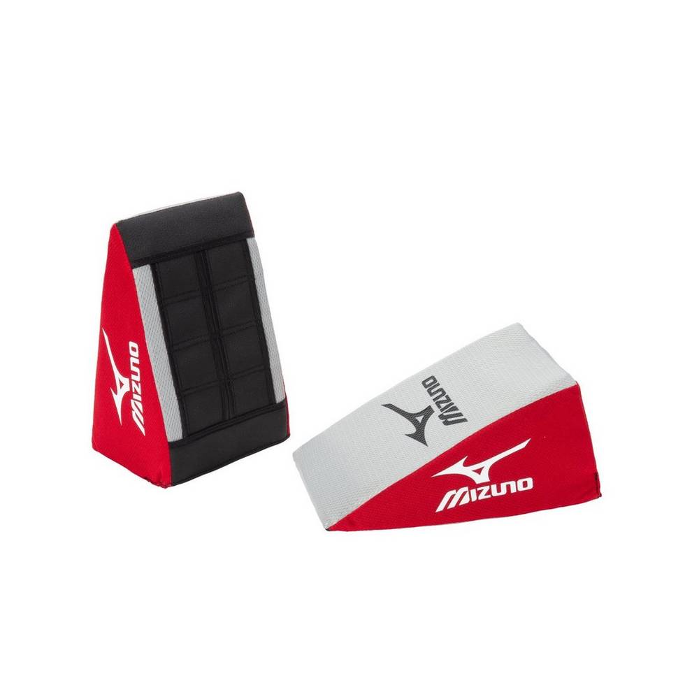 Damske Chrániče Kolien Mizuno RUNBIRD® Catcher’s (Small) Červené/Siva Vypredaj QBCP31605